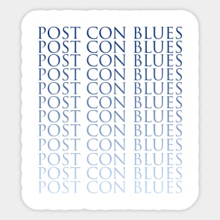 post con blues Sticker